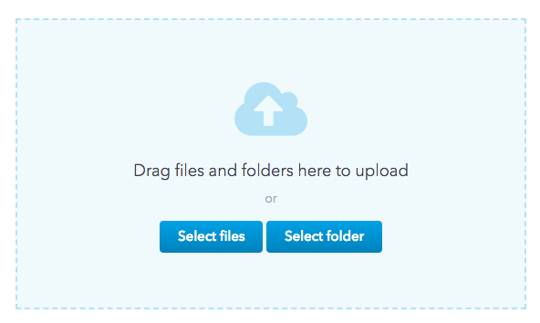 Doc Management Drag and Drop Add Files