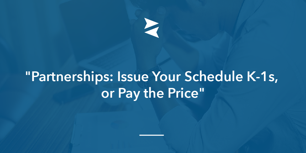Schedule K1 Tax Form inDinero