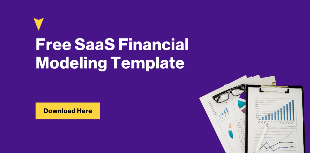 free SaaS financial model template CTA