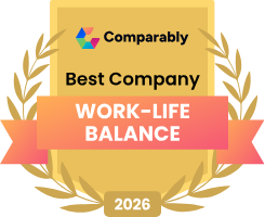 Comparably Best Company Work-Life Balance 2026 award