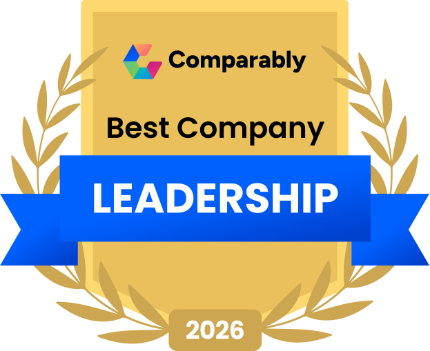 Comparably Best Company Leadership 2026 award